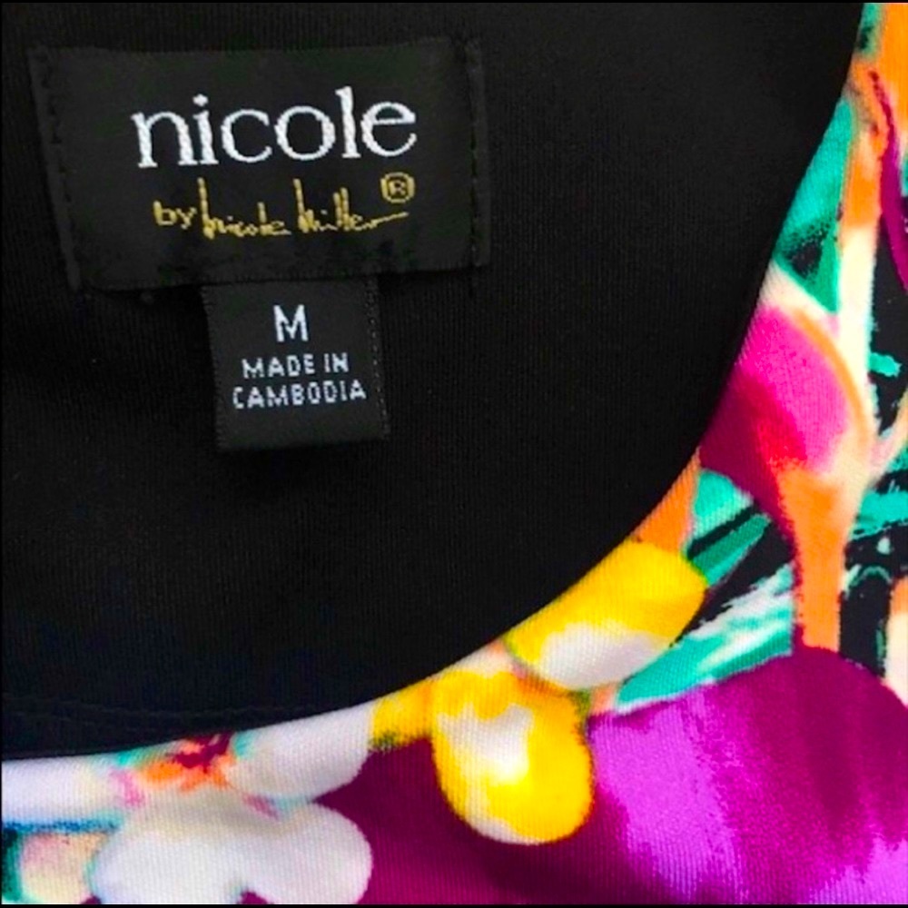 Nicole Miller Enchanted Eden Crop Top - Picture 10 of 14